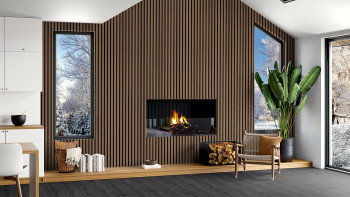 Skaben pannelli a risparmio energetico SilentWall Thermo - Rovere antico - 250 x 48 cm