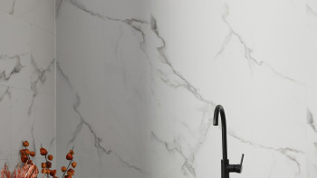 Rivestimento in plastica - planeo StrongWall Gloss XL - Trapanesi 260 x 90 cm |Alto lucido