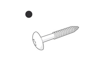 Vite per facciata HPL Trespa - Ardesia Ebano 4,8 x 38mm