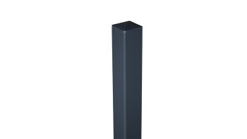 planeo Viento - pali in alluminio per tassellare antracite RAL 7016 100cm incl. tappo