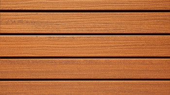 planeo Fassado - Rivestimento di facciata a rombi in WPC Prime marrone ambra