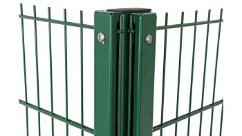pali angolari privacy tipo WSP verde muschio per recinzioni a doppia maglia - altezza recinzioni 2430 mm