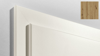 cornice standard planeo bordo rotondo - CPL rovere aspen - 1985mm