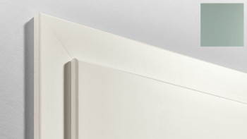 cornice standard planeo bordo rotondo - CPL grigio argento - 1985mm