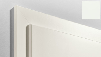 cornice standard planeo bordo rotondo - CPL bianco 9010 - 1985mm