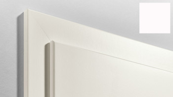 cornice standard planeo bordo rotondo - CPL bianco 9016 - 1985mm