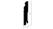 Battiscopa Wicanders - Sugheri-Funiert - Battiscopa bianco - Cubico - 18x100x2400 mm