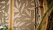 Carta da parati in stile country Designbook Diventare un tutt'uno con la natura A.S. Création stile country lascia la natura marrone metallizzato 805