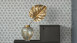 Carta da parati non tessuta Alpha Architects Paper Retro Metallic White 271