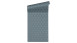 Carta da parati non tessuta Alpha Architects Carta Retro Blue Metallic 274