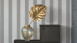 Carta da parati in tessuto non tessuto Alpha Architects Carta stile country beige marrone metallizzato 291