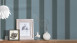 Carta da parati in tessuto non tessuto Alpha Architects Carta moderna in stile country blu metallizzato 293