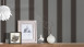 Carta da parati non tessuta Alpha Architects Carta Grigio Metallico Nero 294