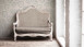 Carta da parati in tessuto non tessuto Alpha Architects Carta stile country lascia beige blu metallizzato 713
