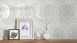 Carta da parati non tessuta Alpha Architects Paper Modern Metallic White 732