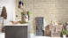 Carta da parati in vinile Best of Wood'n Stone 2a edizione A.S. Création muro in pietra beige crema 802