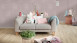 carta da parati design jungle 2 di Laura N. A.S. Création vintage floreale marrone marrone metallizzato rosa 822