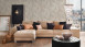 Carta da parati Daniel Hechter 5 Pareti Living Wall moderno in legno grigio metallizzato 332