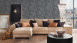 Carta da parati Daniel Hechter 5 Pareti Livingwall Moderna parete in legno Grigio Nero 333