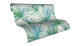 Carta da parati in vinile Colibri Livingwalls Palma moderna Foglie di palma blu verde bianco 242