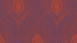 Carta da parati in vinile Assolutamente Chic Architetti Carta Retro Architetti Piume di pavone retrò Metallico Rosso Viola 715