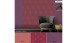 Carta da parati in vinile Assolutamente Chic Architetti Carta Retro Architetti Piume di pavone retrò Metallico Rosso Viola 715