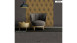 Carta da parati in vinile Absolutely Chic Architects Carta Retro Peacock Feathers Metallic Brown Brown Black 718