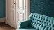 Carta da parati in vinile Absolutely Chic Architects Paper Modern Nature Blue Black 726