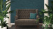 Carta da parati in vinile Absolutely Chic Architects Paper Modern Nature Blue Black 726