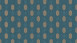 Carta da parati in vinile Absolutely Chic Architects Carta Retro Blu Grigio Beige 734