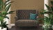 Carta da parati in vinile Absolutely Chic Architects Carta Retro Metallic Black Brown 736