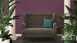 Carta da parati in vinile Absolutely Chic Architects Paper Modern Plain Purple 741