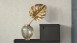Carta da parati in vinile Absolutely Chic Architects Paper Modern Plain Metallic White Cream 743