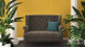 Carta da parati in vinile Absolutely Chic Architects Paper Modern Plain Yellow 744