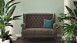Carta da parati in vinile Absolutely Chic Architects Paper Modern Metallic Blue Green 769