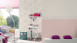 Carta da parati in vinile Boys & Girls 6 A.S. Création carta da parati per bambini bordo unicorni grigio rosa bianco 901