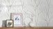 Carta da parati in vinile Blooming A.S. Création Vintage Grigio Beige 602