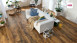 Pavimentazione in laminato Haro - Tritty 100 Gran Via 4V Silent CT - rovere vecchio - strutturato/opaco - bisellatura su 4 lati - 1 lastra larga