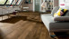 Haro Parquet Serie 4000 americano. Tavola in legno di noce Markant 4V