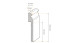Listello di copertura per piastrelle MDF 16x100x2500 mm, bianco Alt Berlin 10 x 70 mm