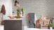 Carta da parati in vinile Best of Wood'n Stone 2a edizione A.S. Création muro in pietra grigio bianco 116