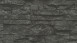 Carta da parati in vinile Best of Wood'n Stone 2a edizione A.S. Création muro di pietra grigio nero 123