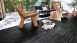 Pavimento di design MEISTER - MeisterDesign comfort DB600S Black Lava 7323