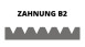 Dentellatura a spatola Prinz B2 180mm