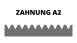 Dentellatura a spatola Prinz A2 180mm