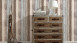 Carta da parati in vinile Best of Wood'n Stone 2a edizione A.S. Création muro in legno stile country beige blu marrone 039