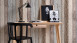 Carta da parati in vinile Best of Wood'n Stone 2a edizione A.S. Création muro in legno stile country beige blu marrone 039