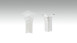 Autoadesivo per battiscopa ad angolo interno F100201AB Alt-Berlin Bianco 18 x 60 mm