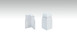 Angoli esterni autoadesivi per battiscopa F100201AB Alt-Berlin Bianco 18 x 60 mm