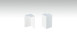 Angoli esterni autoadesivi per battiscopa F100201M Modern White 18 x 50 mm - 2pz.